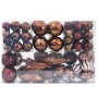 Bolas de Navidad 98 unidades marrón Ø3/4/6 cm de , Adornos festivos - Ref: Foro24-4100014, Precio: 19,24 €, Descuento: %