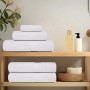 Juego de toallas 6 piezas 100% algodón blanco 360 gsm de , Toallas de baño y manoplas - Ref: Foro24-137078, Precio: 32,89 €, ...