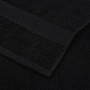 Juego de toallas 8 piezas 100% algodón negro 360 gsm de , Toallas de baño y manoplas - Ref: Foro24-137073, Precio: 46,61 €, D...