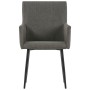 Sillas de comedor con reposabrazos 2 uds tela gris topo de , Sillas de comedor - Ref: Foro24-282068, Precio: 188,82 €, Descue...