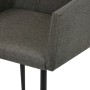 Sillas de comedor con reposabrazos 2 uds tela gris topo de , Sillas de comedor - Ref: Foro24-282068, Precio: 188,82 €, Descue...