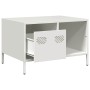 Mesa de centro acero laminado en frío blanco 68,5x50x43,5 cm de , Mesas de centro - Ref: Foro24-851285, Precio: 71,77 €, Desc...