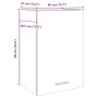 Armario colgante madera de ingeniería roble artisan 40x31x60 cm de , Armarios de cocina - Ref: Foro24-856105, Precio: 47,15 €...