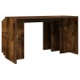 Mesas apilables 3 pzas madera contrachapada roble ahumado de , Mesas auxiliares - Ref: Foro24-858537, Precio: 59,48 €, Descue...