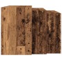 Mesas apilables 3 uds madera de ingeniería envejecida de , Mesas auxiliares - Ref: Foro24-858540, Precio: 61,11 €, Descuento: %