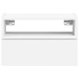 Mesita de noche de pared blanco 45x26x28,5 cm de , Mesitas de noche - Ref: Foro24-858596, Precio: 43,03 €, Descuento: %