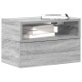 Mesita de noche de pared color gris sonoma 45x26x28,5 cm de , Mesitas de noche - Ref: Foro24-858606, Precio: 38,26 €, Descuen...