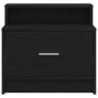 Mesillas de noche con cajón 2 uds roble negro 51x31x47 cm de , Mesitas de noche - Ref: Foro24-858671, Precio: 73,45 €, Descue...