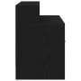 Mesillas de noche con cajón 2 uds roble negro 51x31x47 cm de , Mesitas de noche - Ref: Foro24-858671, Precio: 73,45 €, Descue...