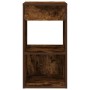 Mesillas de noche con cajón 2 uds roble ahumado 35x34x66,5 cm de , Mesitas de noche - Ref: Foro24-858722, Precio: 73,82 €, De...