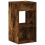 Mesillas de noche con cajón 2 uds roble ahumado 35x34x66,5 cm de , Mesitas de noche - Ref: Foro24-858722, Precio: 73,82 €, De...