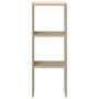 Librería apilable madera contrachapada roble sonoma 30x30x80 cm de , Taquillas y armarios de almacenamiento - Ref: Foro24-858...