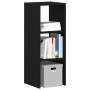 Librería apilable madera contrachapada roble negro 30x30x80 cm de , Taquillas y armarios de almacenamiento - Ref: Foro24-8588...