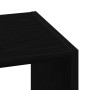 Librería apilable madera contrachapada roble negro 30x30x80 cm de , Taquillas y armarios de almacenamiento - Ref: Foro24-8588...