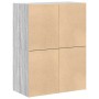 Armarios con 2 cajones 2 uds gris sonoma 60x31x40 cm de , Cajoneras - Ref: Foro24-858832, Precio: 91,16 €, Descuento: %