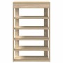 Mueble zapatero madera de ingeniería roble sonoma 60x30x98 cm de , Zapateros y organizadores de calzado - Ref: Foro24-859925,...