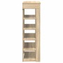 Mueble zapatero madera de ingeniería roble sonoma 60x30x98 cm de , Zapateros y organizadores de calzado - Ref: Foro24-859925,...