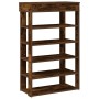 Mueble zapatero madera de ingeniería roble ahumado 60x30x98 cm de , Zapateros y organizadores de calzado - Ref: Foro24-859927...