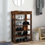 Mueble zapatero madera de ingeniería roble ahumado 60x30x98 cm de , Zapateros y organizadores de calzado - Ref: Foro24-859927...