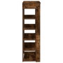 Mueble zapatero madera de ingeniería roble ahumado 60x30x98 cm de , Zapateros y organizadores de calzado - Ref: Foro24-859927...
