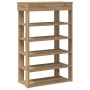 Zapatero artesanal de madera contrachapada 60x30x98 cm de , Zapateros y organizadores de calzado - Ref: Foro24-859931, Precio...