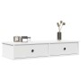 Estante de pared con cajones de madera contrachapada blanco de , Estantes y estanterías - Ref: Foro24-859959, Precio: 74,23 €...