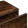 Estantería de pared cajones madera contrachapada roble ahumado de , Estantes y estanterías - Ref: Foro24-859990, Precio: 75,3...