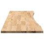 Tablero escritorio rectangular madera maciza roble sin tratar de , Tableros para mesas - Ref: Foro24-4009011, Precio: 106,06 ...
