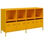 Aparador acero laminado en frío amarillo mostaza 135x39x73,5 cm de , Aparadores - Ref: Foro24-3307164, Precio: 192,83 €, Desc...