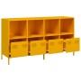 Aparador acero laminado en frío amarillo mostaza 135x39x73,5 cm de , Aparadores - Ref: Foro24-3307164, Precio: 192,83 €, Desc...
