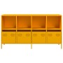Aparador acero laminado en frío amarillo mostaza 135x39x73,5 cm de , Aparadores - Ref: Foro24-3307164, Precio: 192,83 €, Desc...