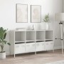 Aparador de acero laminado en frío blanco 135x39x73,5 cm de , Aparadores - Ref: Foro24-3307166, Precio: 190,39 €, Descuento: %