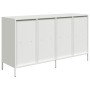 Aparador de acero laminado en frío blanco 135x39x73,5 cm de , Aparadores - Ref: Foro24-3307166, Precio: 190,39 €, Descuento: %