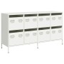Aparador de acero laminado en frío blanco 135x39x73,5 cm de , Aparadores - Ref: Foro24-3307172, Precio: 220,68 €, Descuento: %