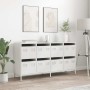 Aparador de acero laminado en frío blanco 135x39x73,5 cm de , Aparadores - Ref: Foro24-3307172, Precio: 220,68 €, Descuento: %