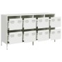 Aparador de acero laminado en frío blanco 135x39x73,5 cm de , Aparadores - Ref: Foro24-3307172, Precio: 220,68 €, Descuento: %