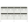 Aparador de acero laminado en frío blanco 135x39x73,5 cm de , Aparadores - Ref: Foro24-3307172, Precio: 220,68 €, Descuento: %