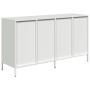 Aparador de acero laminado en frío blanco 135x39x73,5 cm de , Aparadores - Ref: Foro24-3307172, Precio: 220,68 €, Descuento: %