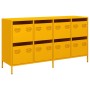 Aparador acero laminado en frío amarillo mostaza 135x39x73,5 cm de , Aparadores - Ref: Foro24-3307170, Precio: 224,43 €, Desc...