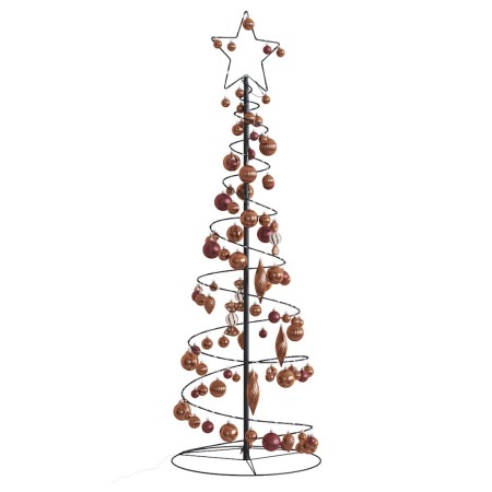 VidaXL LED para árbol de Navidad con bolas 100 LED blanco cálido 150cm de , Luces de Navidad - Ref: Foro24-3318571, Precio: 7...