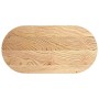 Tablero de mesa ovalado madera maciza de roble 100x50x4 cm de , Tableros para mesas - Ref: Foro24-4009066, Precio: 98,83 €, D...