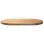 Tablero de mesa ovalado madera maciza de roble 100x50x4 cm de , Tableros para mesas - Ref: Foro24-4009066, Precio: 98,83 €, D...