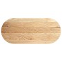 Tablero de mesa ovalado madera maciza de roble 140x60x2 cm de , Tableros para mesas - Ref: Foro24-4009064, Precio: 109,48 €, ...