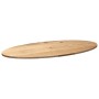 Tablero de mesa ovalado madera maciza de roble 120x60x2 cm de , Tableros para mesas - Ref: Foro24-4009039, Precio: 90,35 €, D...