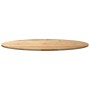 Tablero de mesa ovalado madera maciza de roble 120x60x2 cm de , Tableros para mesas - Ref: Foro24-4009039, Precio: 90,35 €, D...