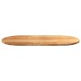 Tablero de mesa ovalado madera maciza de roble 100x50x2 cm de , Tableros para mesas - Ref: Foro24-4009070, Precio: 66,45 €, D...