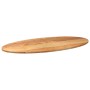Tablero de mesa ovalado madera maciza de roble 120x60x2 cm de , Tableros para mesas - Ref: Foro24-4009047, Precio: 93,17 €, D...