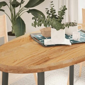 Tablero de mesa ovalado madera maciza de roble 120x60x4 cm de , Tableros para mesas - Ref: Foro24-4009051, Precio: 151,63 €, ...