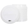 Vasos de café de papel con tapa 1000 uds 12oz 300ml de , Vasos desechables - Ref: Foro24-3325225, Precio: 200,03 €, Descuento: %