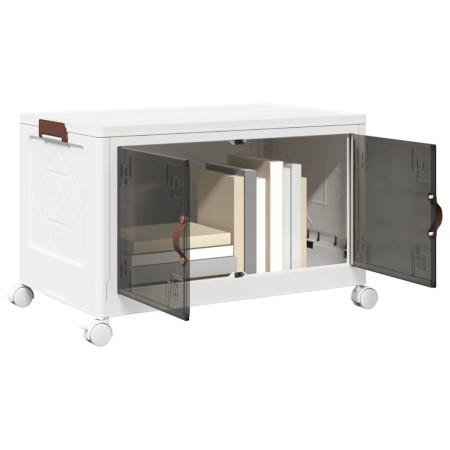 Caja de almacenaje apilable con ruedas 75 L 64x40x41 cm de , Carretillas de carga - Ref: Foro24-4012366, Precio: 40,74 €, Des...